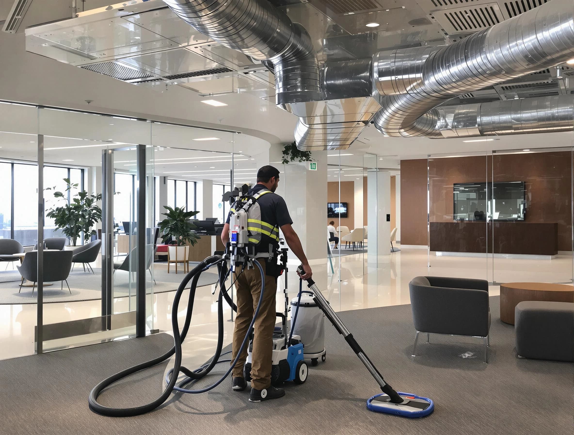 Commercial duct cleaning service by Northglenn Air Duct Cleaning in Northglenn
