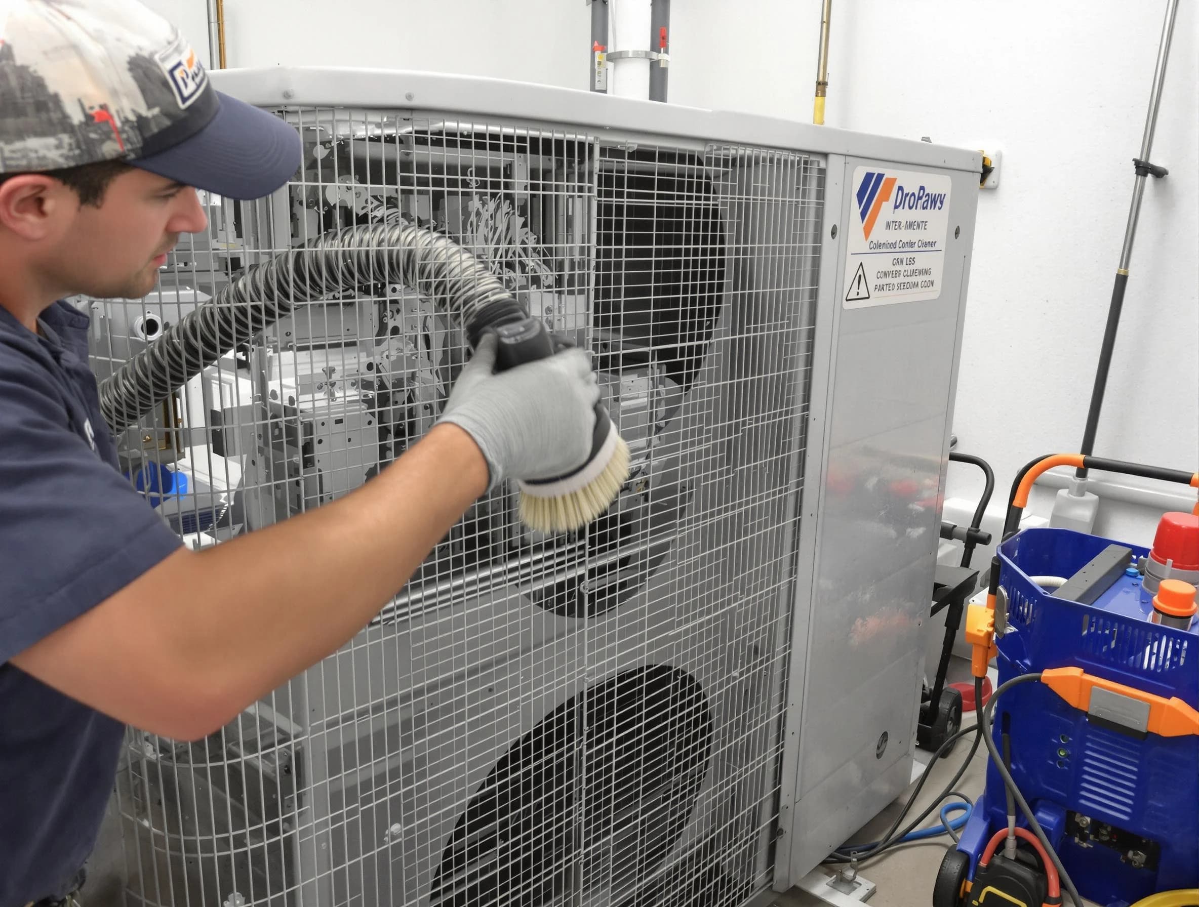 Northglenn Air Duct Cleaning specialist performing precision AC coil cleaning for improved system performance in Northglenn