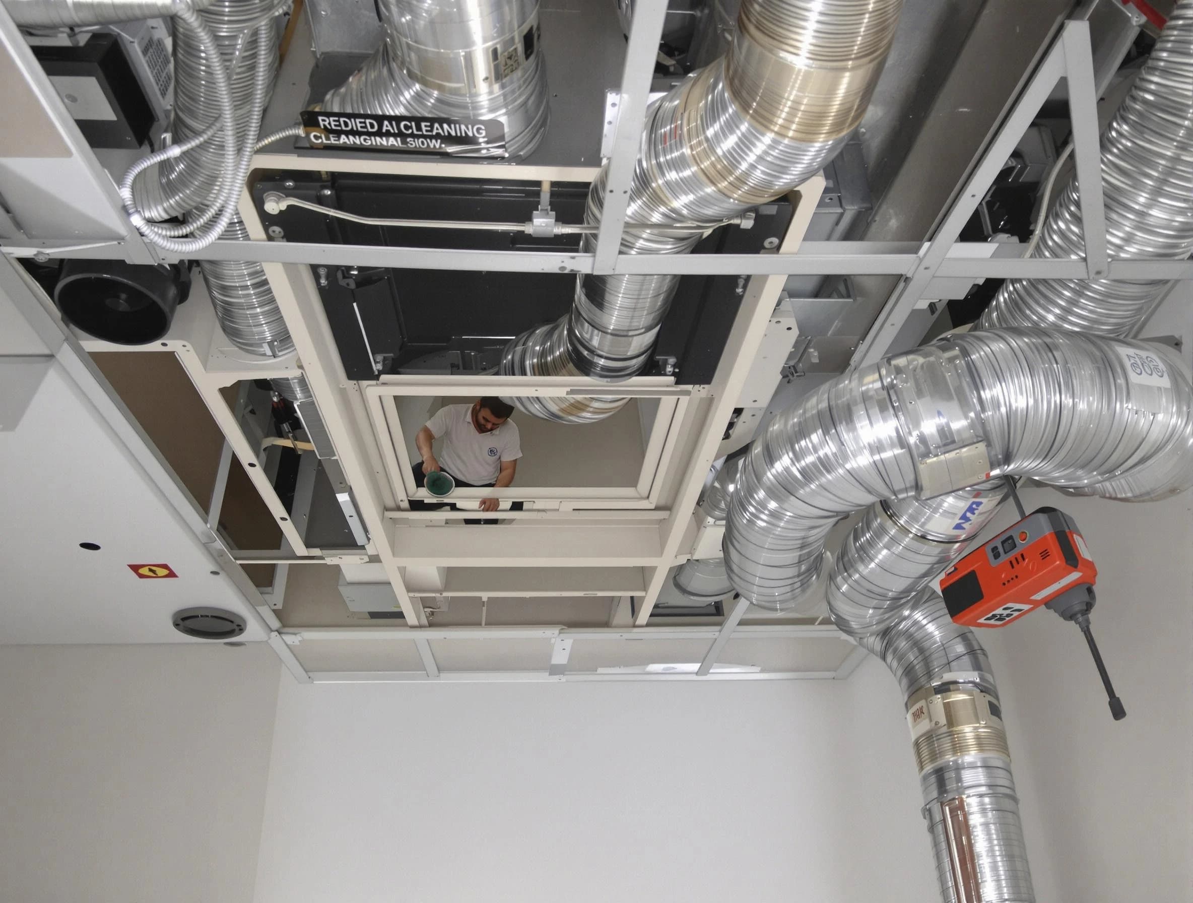 Northglenn Air Duct Cleaning technician performing detailed central duct system cleaning in Northglenn