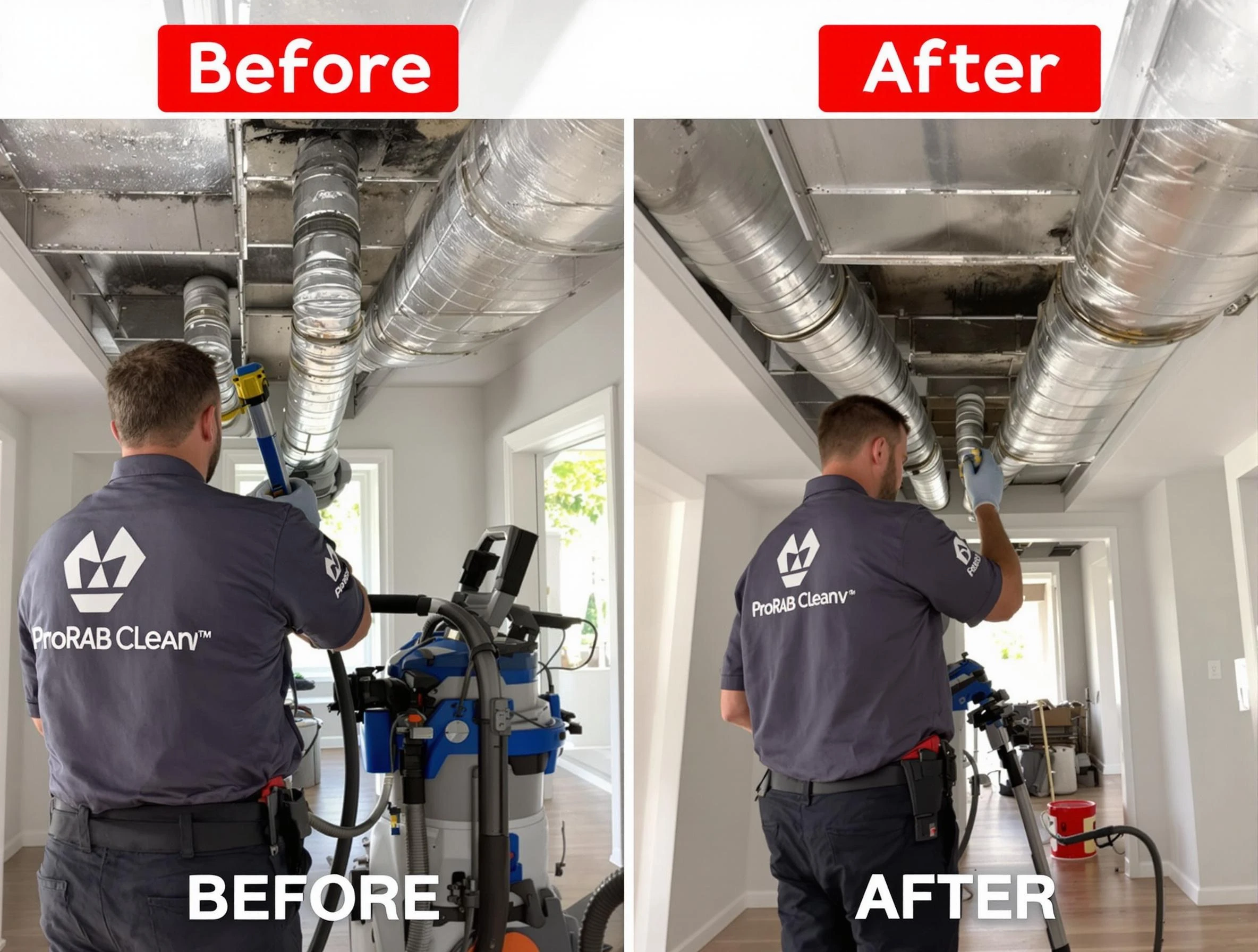 Northglenn Air Duct Cleaning expert performing thorough residential duct cleaning in a Northglenn home